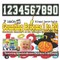 Counting Brooms 1 to 20 Counting Bats 1 to 20. Bilingual Spanish-English