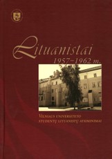 Lituanistai 1957-1962 m.m.: Vilniaus universiteto studentų lituanistų atsiminimai