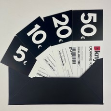 Dovanų kupono vokas (juodas)