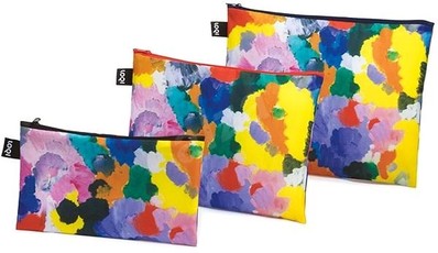 LOQI užsegamų krepšelių rinkinys smulkiems daiktams „Museum Nay“