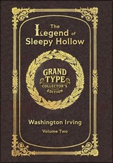 Large Print - The Legend of Sleepy Hollow, Volume 2 of 2 - Grand Type Collector's Edition - Matte Hardcover with Dust Jacket