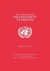 United Nations Disarmament Yearbook
