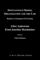 Spontaneous Order, Organization and the Law