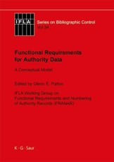 Functional Requirements for Authority Data