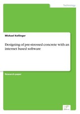 Designing of pre-stressed concrete with an internet based software