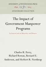 The Impact of Government Manpower Programs