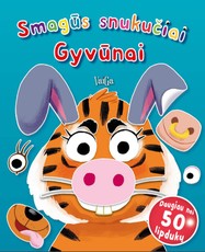 Smagūs snukučiai. Gyvūnai. Daugiau nei 50 lipdukų