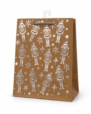 Kalėdinis dovanų maišelis „Christmas Nutcracker“, 22,9 cm
