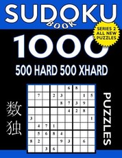 Sudoku Book 1,000 Puzzles, 500 Hard and 500 Extra Hard