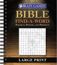 Brain Games - Bible Find a Word - Large Print