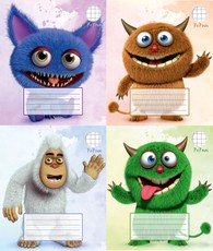 Sąsiuvinis TALSU 1 klasei, 12 lapų, 80 g, langeliais