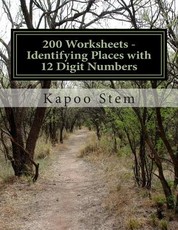 200 Worksheets - Identifying Places with 12 Digit Numbers