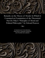 Remarks on the Theory of Morals
