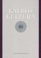 Kalbos kultūra 85