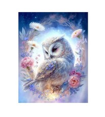 Deimantinė mozaika - Baltoji pelėda