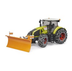 Claas Axion 950 traktorius su sniego valytuvu