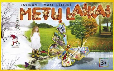 Lavinanti Maxi dėlionė. Metų laikai