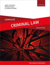 Loveless, J: Complete Criminal Law