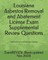 Louisiana Asbestos Removal and Abatement License Exam Supplemental Review Questions 2016/17 Edition