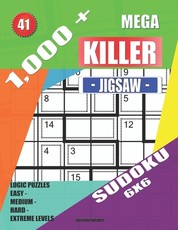 1,000 + Mega jigsaw killer sudoku 6x6