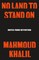 No Land to Stand on