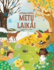 Metų laikai. Lipdukų knyga