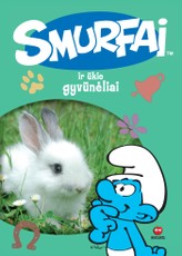 SMURFAI IR ŪKIO GYVŪNĖLIAI: spalvinga knygelė (kietais viršeliais!) – vartykite, pažinkite ūkio gyvūnėlius, mokykitės spalvų ir skaitykite smagias smurfų istorijas!