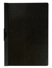 Segtuvėlis su metaliniu klipsu juodas