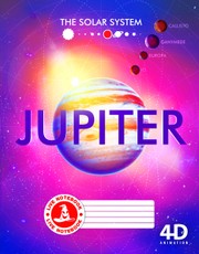 Atgyjantis 4D sąsiuvinis Jupiteris (linijomis, 48 l.)