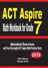 ACT Aspire Math Workbook for Grade 7