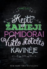 Kepti žalieji pomidorai Vistlo stotelės kavinėje