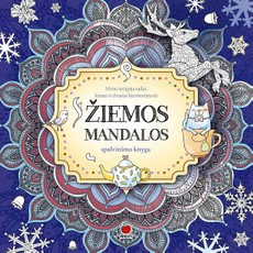 ŽIEMOS MANDALOS: pajauskite darną su savimi ir pasauliu, spalvindami žiemos ornamentus