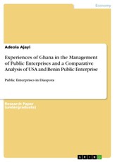 Ajayi, A: Experiences of Ghana in the Management of Public E