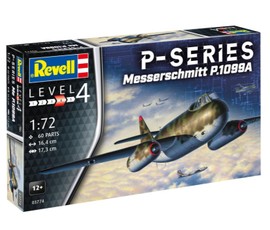 Plastikinis lėktuvo modelis Messerschmitt P.1099A‑P‑SER, 1:72