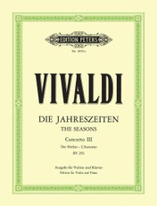 Die Jahreszeiten: Konzert für Violine, Streicher und Basso continuo F-dur op. 8 Nr. 3 RV 293 "Der Herbst"
