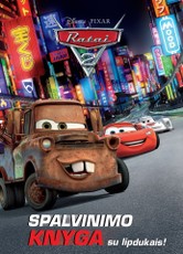 Ratai 2: spalvinimo knyga su lipdukais