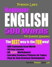 Preston Lee's Beginner English 500 Words For Swedish Speakers