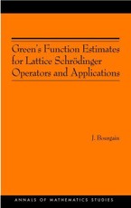Green's Function Estimates for Lattice Schrodinger Operators and Applications. (AM-158)