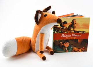 Rinkinys MAŽASIS PRINCAS. Filmo istorija + pliušinis žaislas MAŽOJO PRINCO LAPĖ