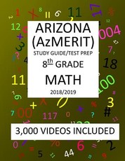 8th Grade ARIZONA AzMERIT, MATH, Test Prep