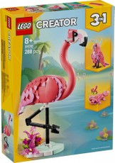 LEGO CREATOR: laukiniai gyvūnai - rožinis flamingas
