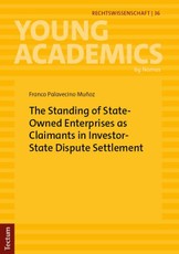 The Standing of State-Owned Enterprises as Claimants in Investor-State Dispute Settlement