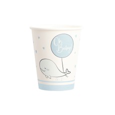 Vienkartiniai puodeliai „Oh Baby!“, šviesiai mėlyni, 250 ml, 8 vnt.