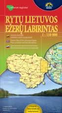 Rytų Lietuvos ežerų labirintas. 1 : 110 000