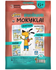 Šuniukas Mokas. Ruošiuosi mokyklai nuo 6 m.