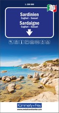 Kümmerly+Frey Regional-Strassenkarte 16 Sardinien 1:200.000