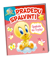 Baby Looney Tunes. Pradedu spalvinti. Spalvink su Tvyčiu (Nr. 1)
