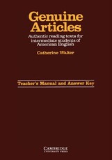 Genuine Articles Teacher's Manual with Key