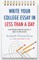 Write Your College Essay in Less Than a Day