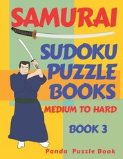 Samurai Sudoku Puzzle Books - Medium To Hard - Book 3